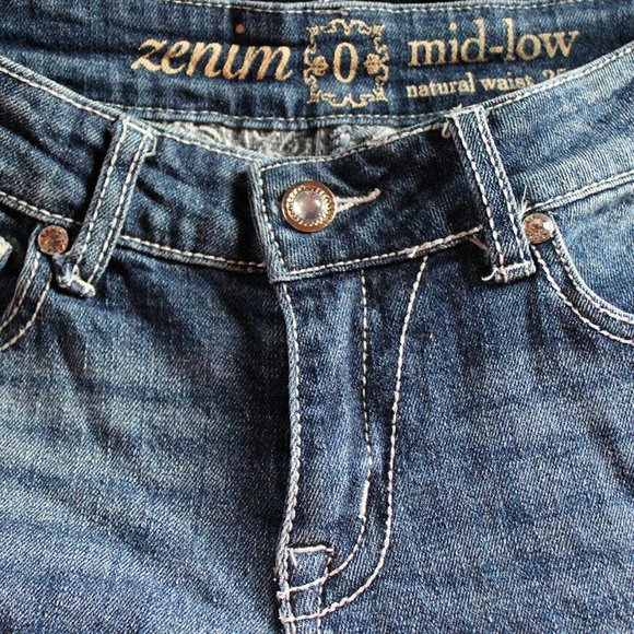 Zenim Denim Jr/ Misses Capri Jean Size 0 - Picture 10 of 13